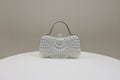Crystal-Embellished Clutch Bag with Tassels – Versatile Evening Purse for Weddings & Galas (MAC276)