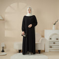 Macaron Shoulder Button Pullover Abaya (MA083)