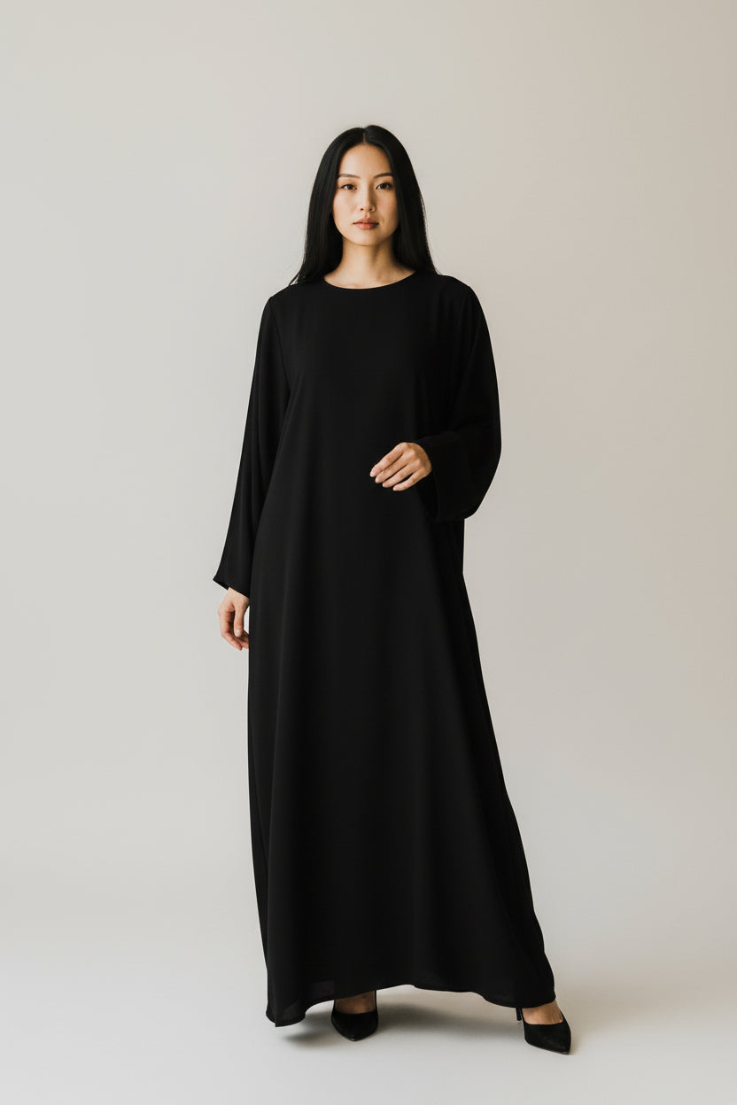 Gulf Simple Plain Abaya